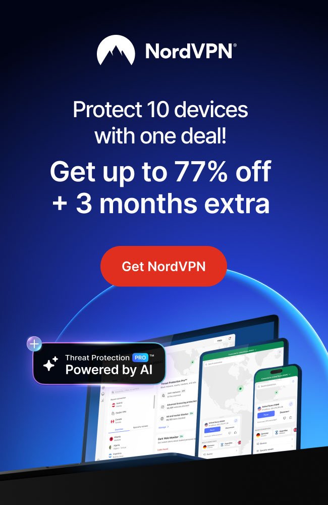 Protect 10 devices with one NordVPN deal